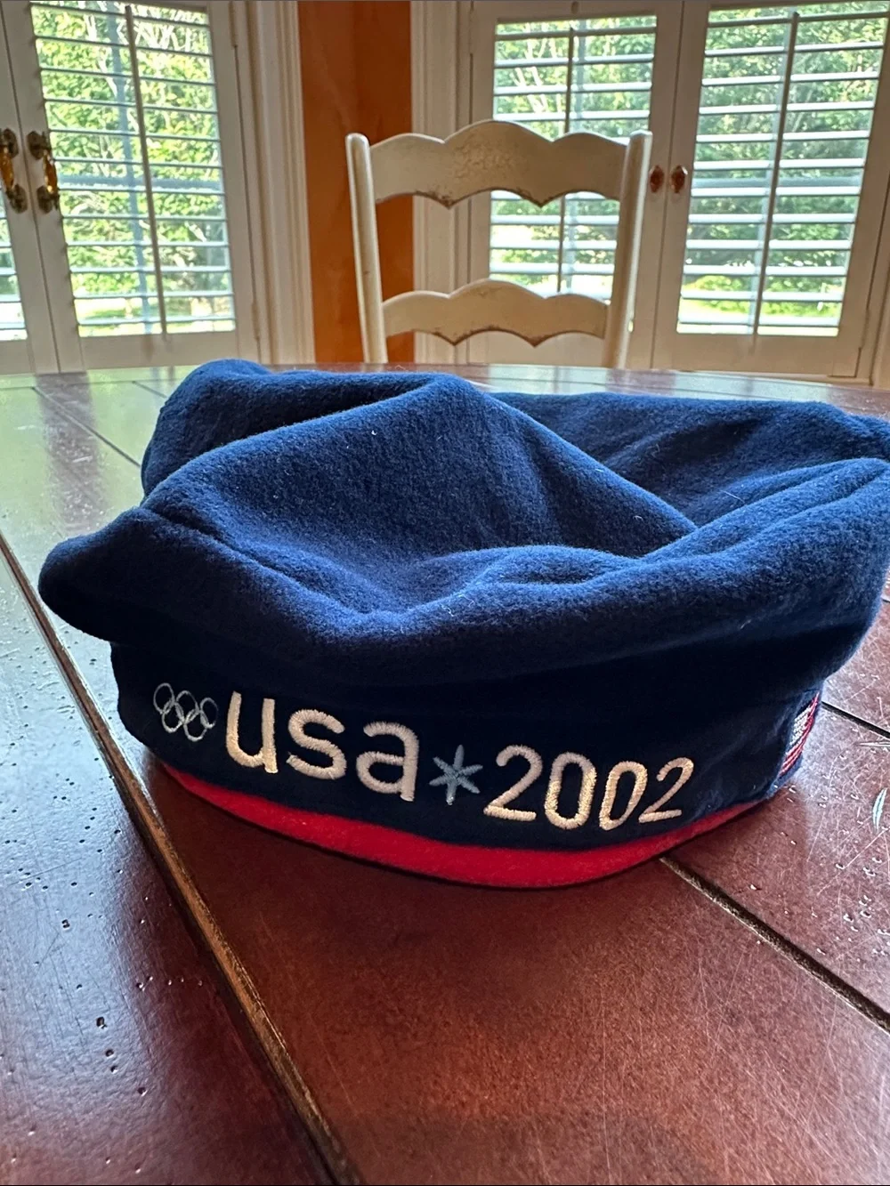 NWT ROOTS 2002 Official US Olympic Team Beret Hat. Unisex.